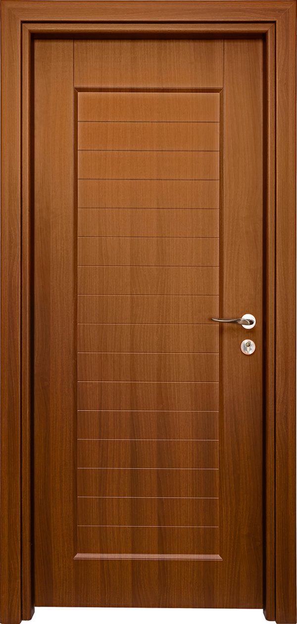 درب داخلی MDF رنگ چوب کد D122